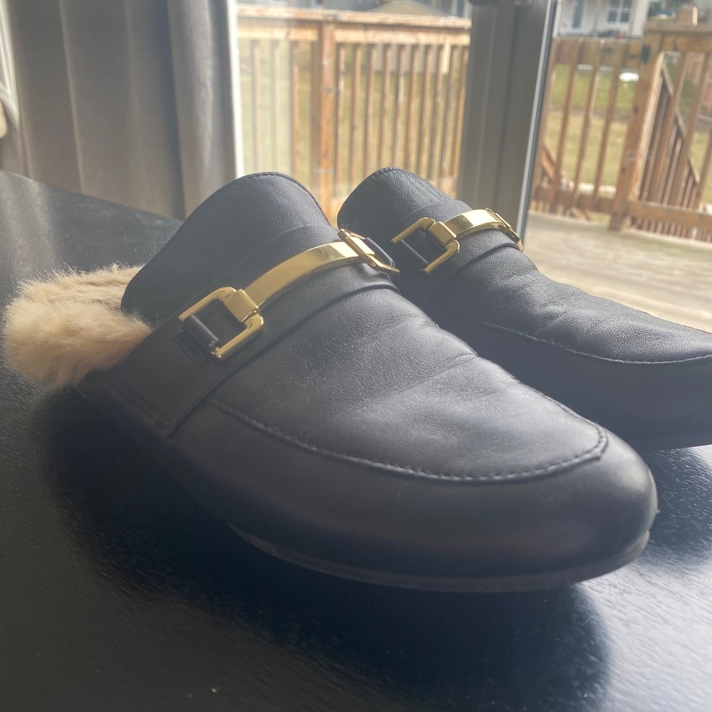 Steve Madden Fur Slides